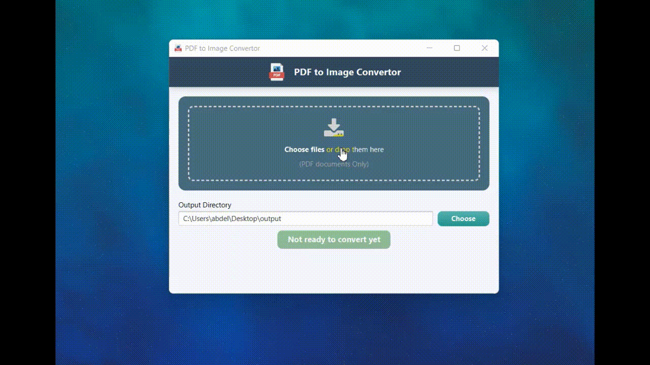 PDF To Image App Demo